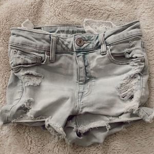 american eagle jean shorts